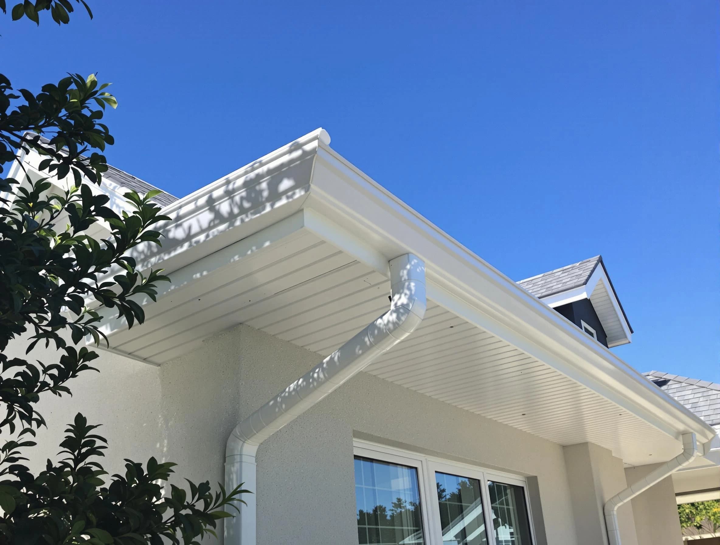 Custom-fit rain gutter system by Eastlake Roofing Company in Eastlake, OH