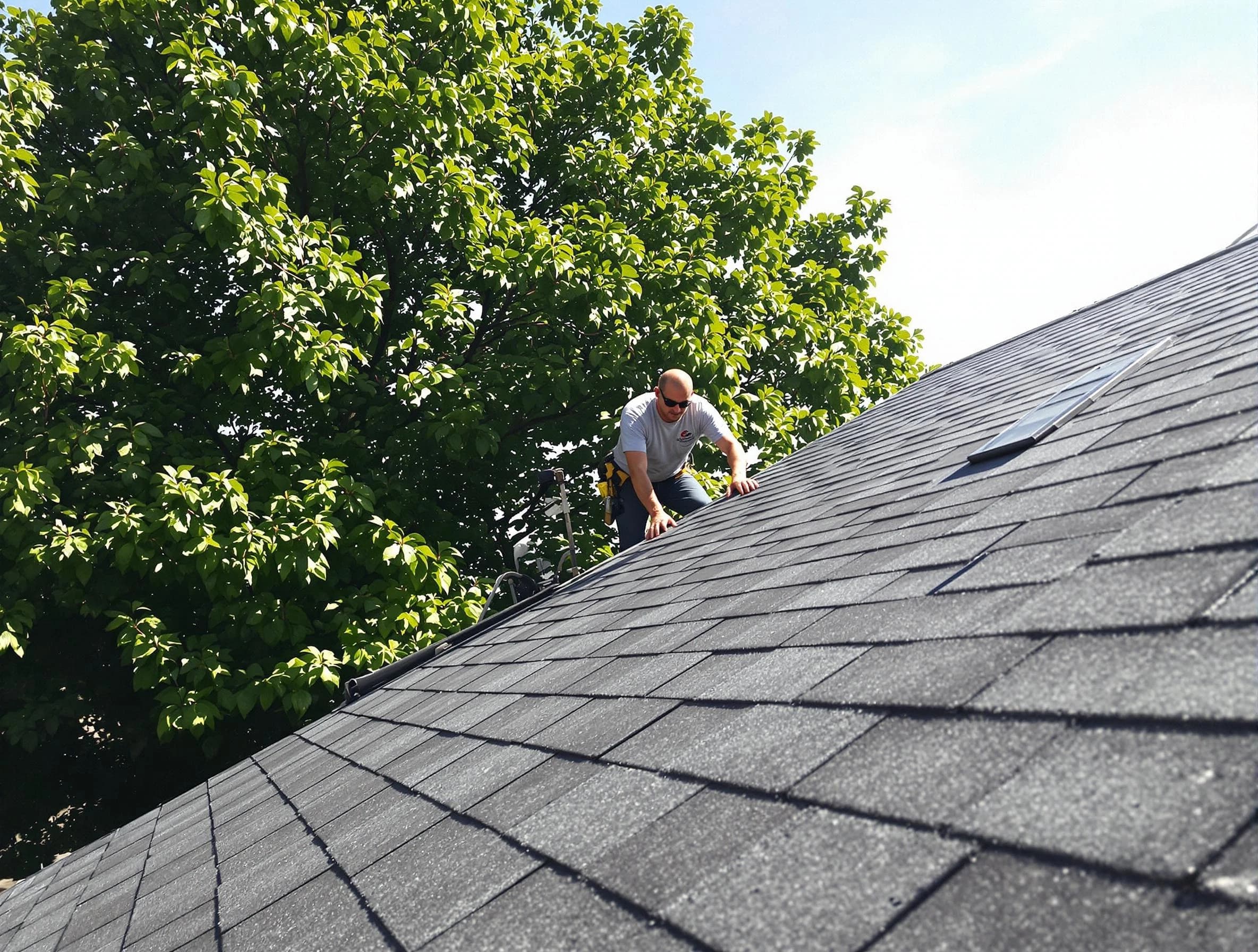 Certified roofers from Eastlake Roofing Company working in Eastlake, OH