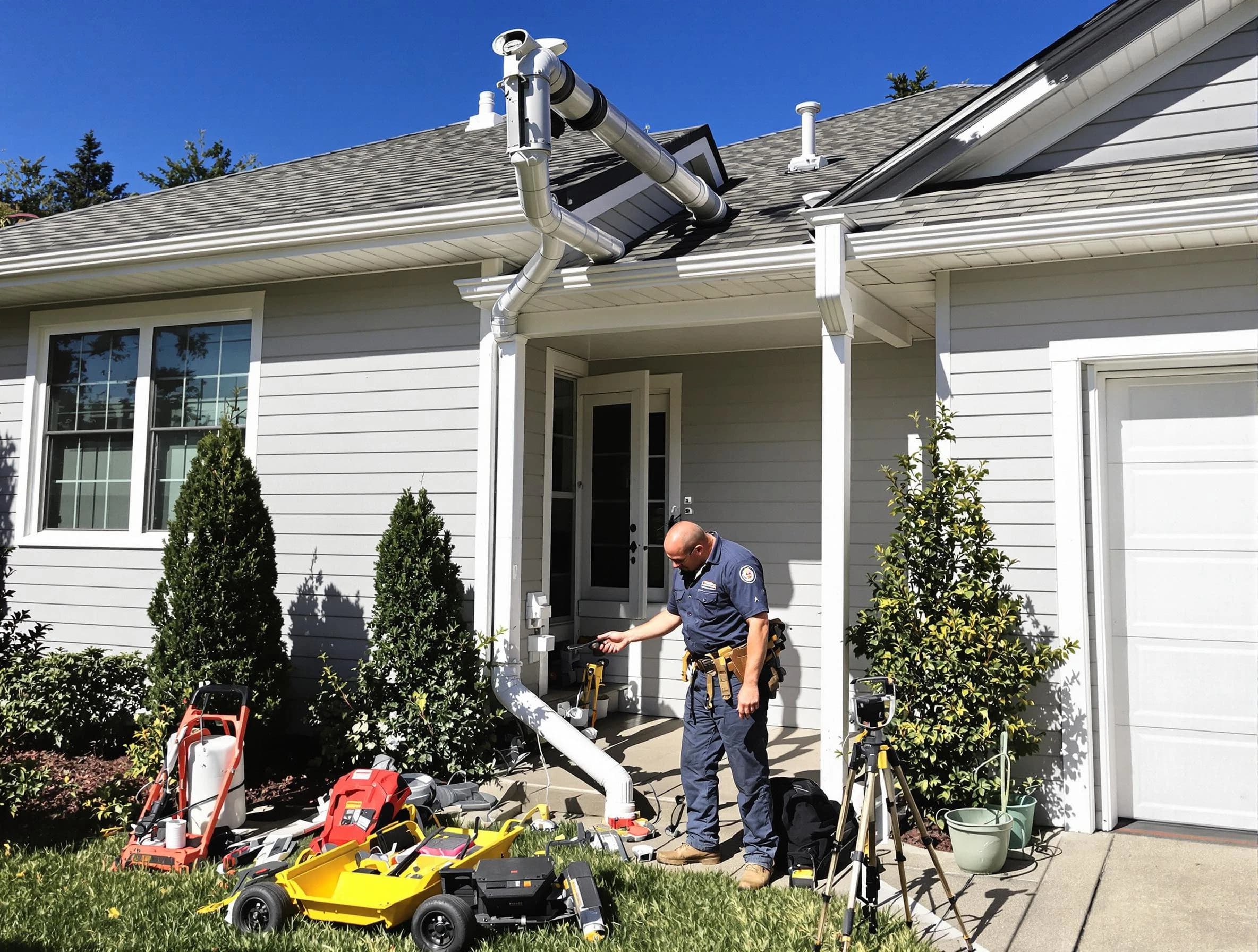 Downspout Repair in Eastlake